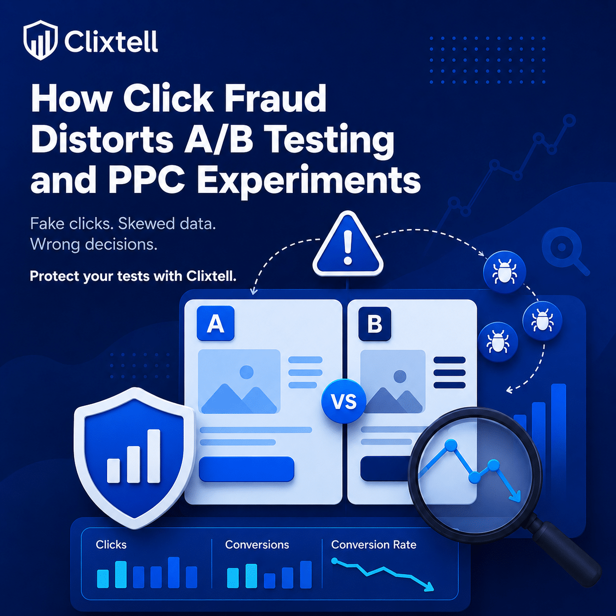 Click fraud affecting A/B testing and PPC experiment results