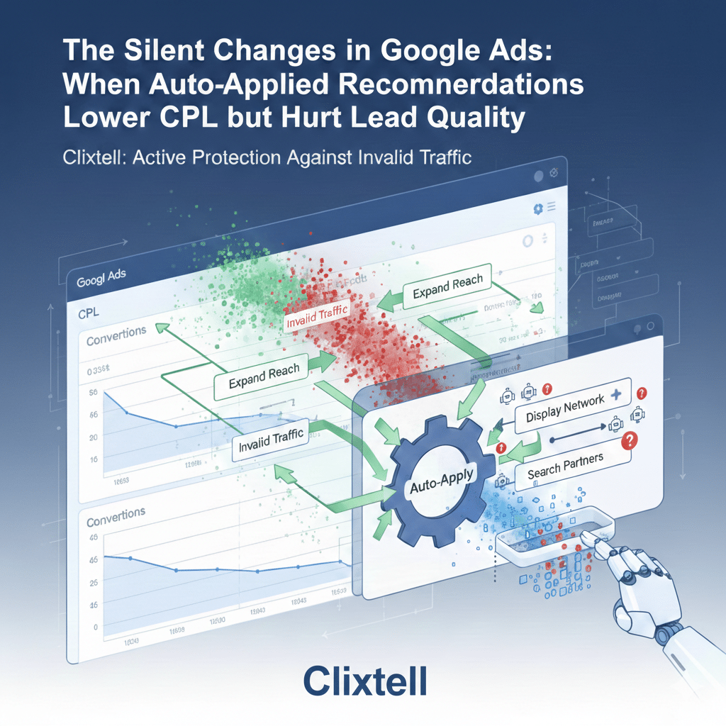 Google Ads auto-applied recommendations lead quality